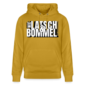 WIE LATSCH UND BOMMEL - Unisex Bio-Hoodie - Ocker