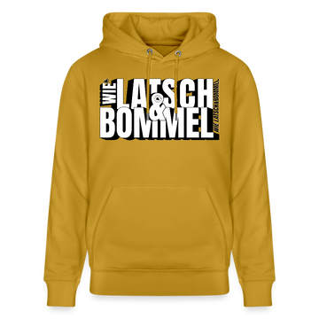 WIE LATSCH UND BOMMEL - Unisex Bio-Hoodie - Ocker