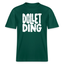 DOLLET DING- RELAXED FIT Unisex Organic T-Shirt - Forest
