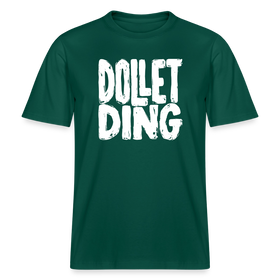 DOLLET DING- RELAXED FIT Unisex Organic T-Shirt - Forest
