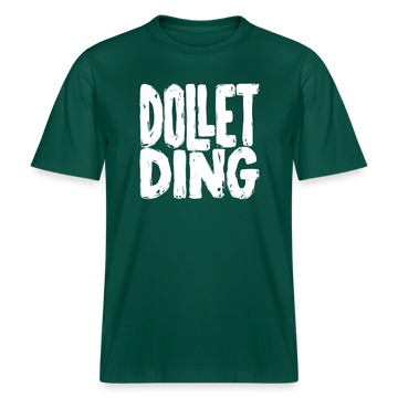 DOLLET DING- RELAXED FIT Unisex Organic T-Shirt - Forest