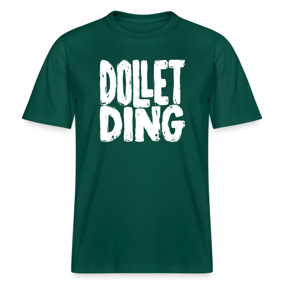 DOLLET DING- RELAXED FIT Unisex Organic T-Shirt - Forest