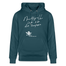 NACHTIGALL ICK HÖR DIR TRAPSEN-Unisex Bio-Hoodie - Dunkles Petrol