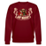JIBT NÜSCHT-Der Anti-Geschenke-Unisex Bio-Sweatshirt mit Berliner Schnauze - Burgunderrot