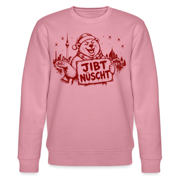 Berlin Souvenir zu Weihnachten -JIBT NÜSCHT-Unisex Bio-Sweatshirt - Lila Traum