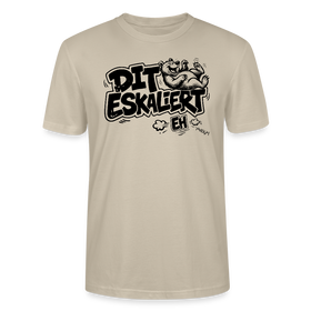 Dit Berlin Shirt mit Berliner Schnauze-DIT ESKALIERT EH-Unisex T-Shirt - Beige