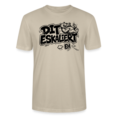 Dit Berlin Shirt mit Berliner Schnauze-DIT ESKALIERT EH-Unisex T-Shirt - Beige