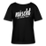 Berliner Spruch-NÜSCHT FÜR SCHWACHE NERVEN-Rundhals Frauen Bio-T-Shirt - Schwarz