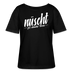 Berliner Spruch-NÜSCHT FÜR SCHWACHE NERVEN-Rundhals Frauen Bio-T-Shirt - Schwarz