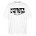 Berliner Spruch-KANNSTE KNICKEN-Oversized Unisex Bio T-Shirt - Weiß