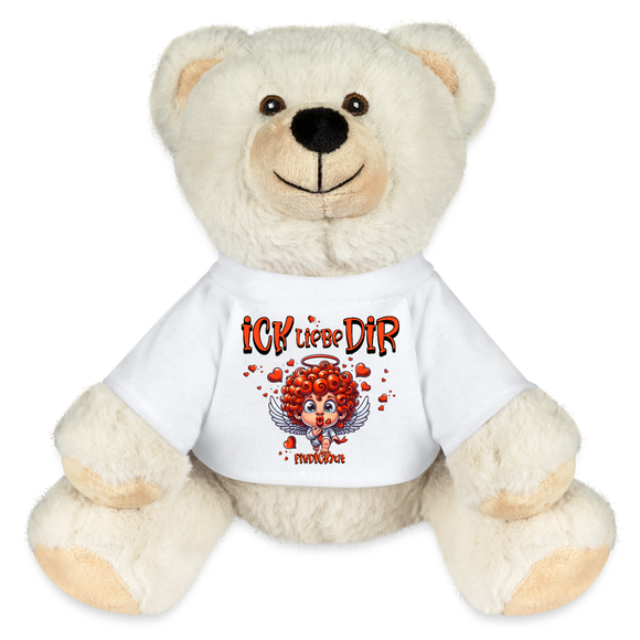 ICK LIEBE DIR-MiniFeet® RecycelBär® Creme - Weiß