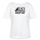 ICK DARF DIT-TAUBE-Rundhals Frauen Bio-T-Shirt - Weiß
