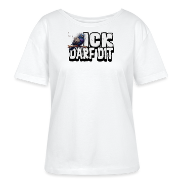 ICK DARF DIT-TAUBE-Rundhals Frauen Bio-T-Shirt - Weiß