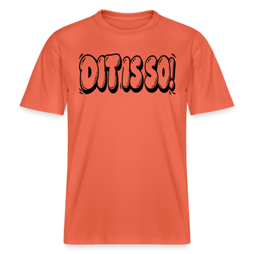 Berlin Shirt-DIT IS SO!-RELAXED FIT Unisex Organic T-Shirt mit Berliner Schnauze - Hellrot