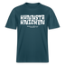 Berliner Schnauze Spruch-KANNSTE KNICKEN-RELAXED FIT Unisex Organic T-Shirt - Dunkles Petrol