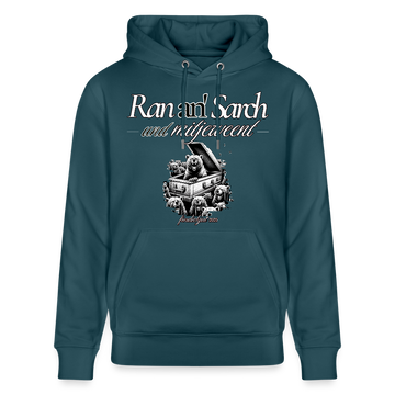 Ran an Sarch-Unisex Bio-Hoodie II - Dunkles Petrol