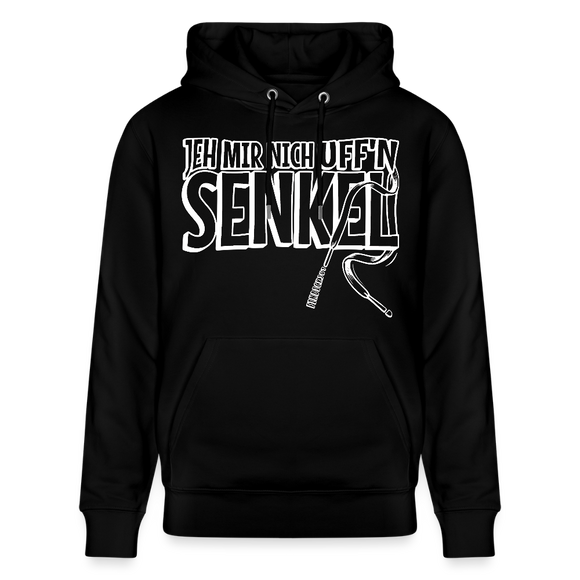 JEH MIR NICH UFFN SENKEL-Unisex Bio-Hoodie II - Schwarz