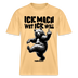 ICK MACH WAT ICK WILL-Relaxed Fit Unisex Bio-T-Shirt IV - Hellgelb