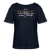 VERFATZ DA VOM JELÄNDE-Rundhals Frauen Bio-T-Shirt - Navy