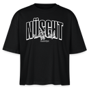 Berlin Shirt mit Schnauze 2025-NÜSCHT-Frauen Boxy Bio-T-Shirt - Schwarz