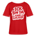 BIN DA, KANN LOSJEHN-Rundhals Frauen Bio-T-Shirt mit Berliner Schnauze - Rot
