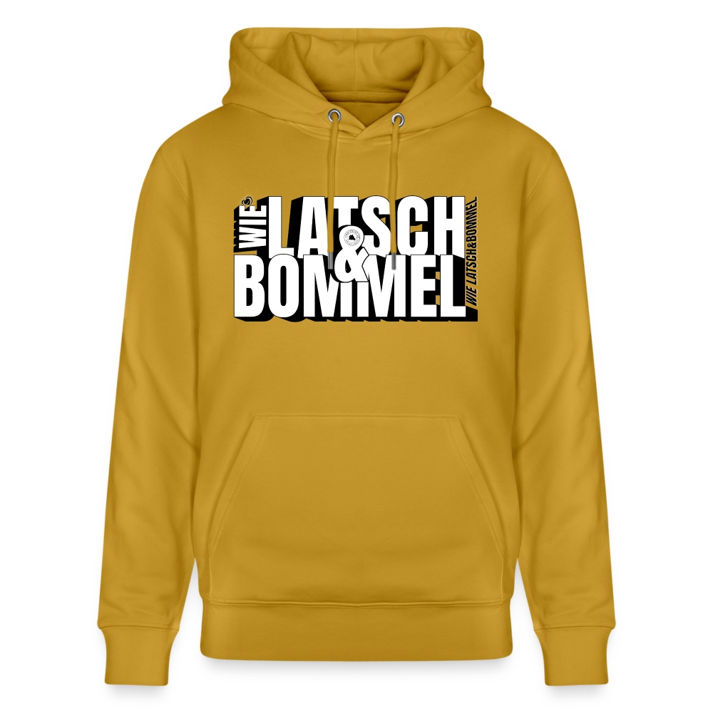 WIE LATSCH UND BOMMEL - Unisex Bio-Hoodie - Ocker