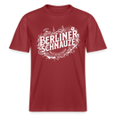 BERLINER SCHNAUZE-RELAXED FIT Unisex BIO T-Shirt - Erdrot