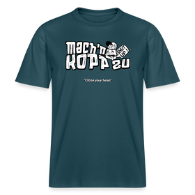 MACH N KOPP ZU-Relaxed Fit Unisex Bio-T-Shirt II - Dunkles Petrol