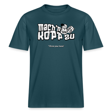 MACH N KOPP ZU-Relaxed Fit Unisex Bio-T-Shirt II - Dunkles Petrol