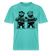 LATSCH & BOMMEL-relaxed fit Unisex Bio T-Shirt - Poolblau