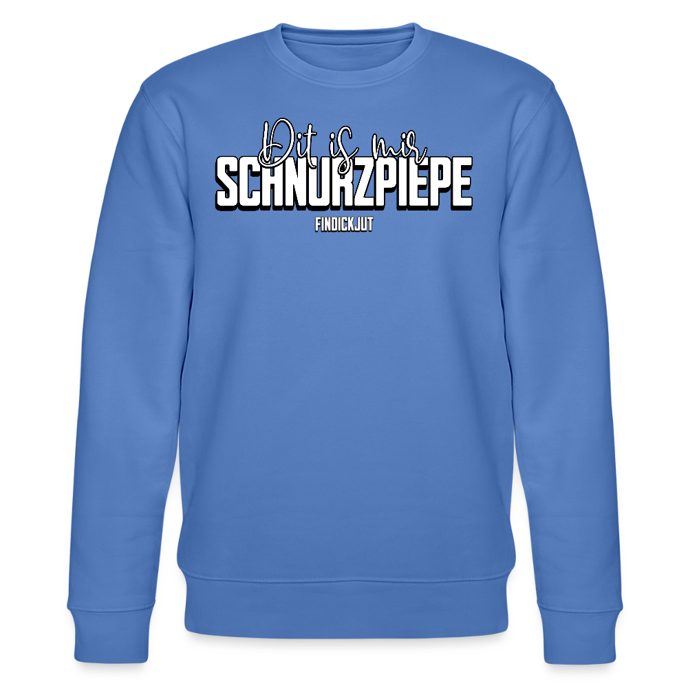 SCHNURZPIEPE-Unisex Bio-Sweatshirt - Blau