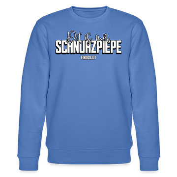 SCHNURZPIEPE-Unisex Bio-Sweatshirt - Blau