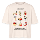 MESCHUGGE-Frauen Boxy Bio-T-Shirt - Naturweiß