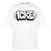 ICKE-Oversized Unisex Bio T-Shirt - Weiß