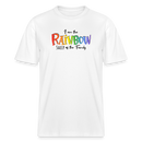 PRIDE 'REGENBOGENSCHAF'Relaxed Fit Unisex Bio-T-Shirt - Weiß
