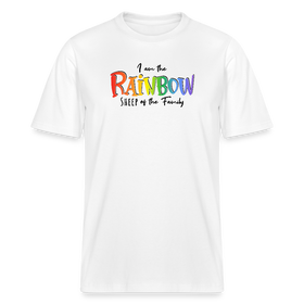 PRIDE 'REGENBOGENSCHAF'Relaxed Fit Unisex Bio-T-Shirt - Weiß