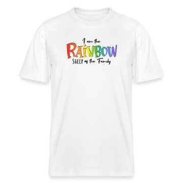 PRIDE 'REGENBOGENSCHAF'Relaxed Fit Unisex Bio-T-Shirt - Weiß