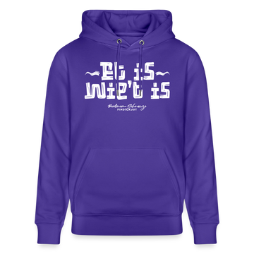 Berliner Gelassenheit-ET IS WIE'T IS-Unisex Bio-Hoodie - Purple Love 