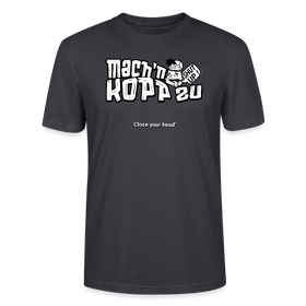 MACH N KOPP ZU-Unisex T-Shirt Bio II - Dunkles Graublau