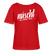 Berliner Spruch-NÜSCHT FÜR SCHWACHE NERVEN-Rundhals Frauen Bio-T-Shirt - Rot
