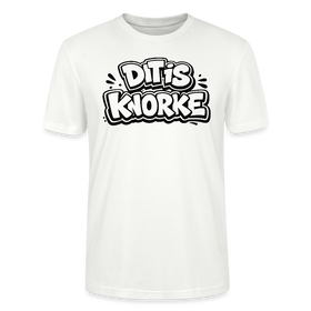 DIT IS KNORKE-Unisex T-Shirt Bio mit Berliner Spruch - Weiß