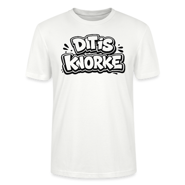 DIT IS KNORKE-Unisex T-Shirt Bio mit Berliner Spruch - Weiß
