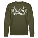 ICKE-Unisex Bio-Sweatshirt  mit Berliner Schnauze - Khaki
