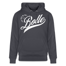 ICK FREU MA WIE BOLLE-Unisex Bio-Hoodie - Indigoblau