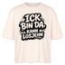 ICK BIN DA, KANN LOSJEHN-Frauen Boxy Bio-T-Shirt mit Berliner Schnauze - Naturroh