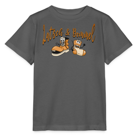 LATSCH UND BOMMEL - Kinder BIO T-Shirt - Anthrazit