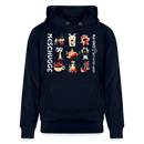 Berliner Verrücktheit-MESCHUGGE-NA UND?!-Unisex Bio-Hoodie - Navy