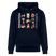 Berliner Verrücktheit-MESCHUGGE-NA UND?!-Unisex Bio-Hoodie - Navy