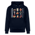 Berliner Verrücktheit-MESCHUGGE-NA UND?!-Unisex Bio-Hoodie - Navy