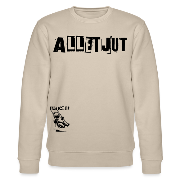 ALLET JUT-Unisex Bio-Sweatshirt - Beige